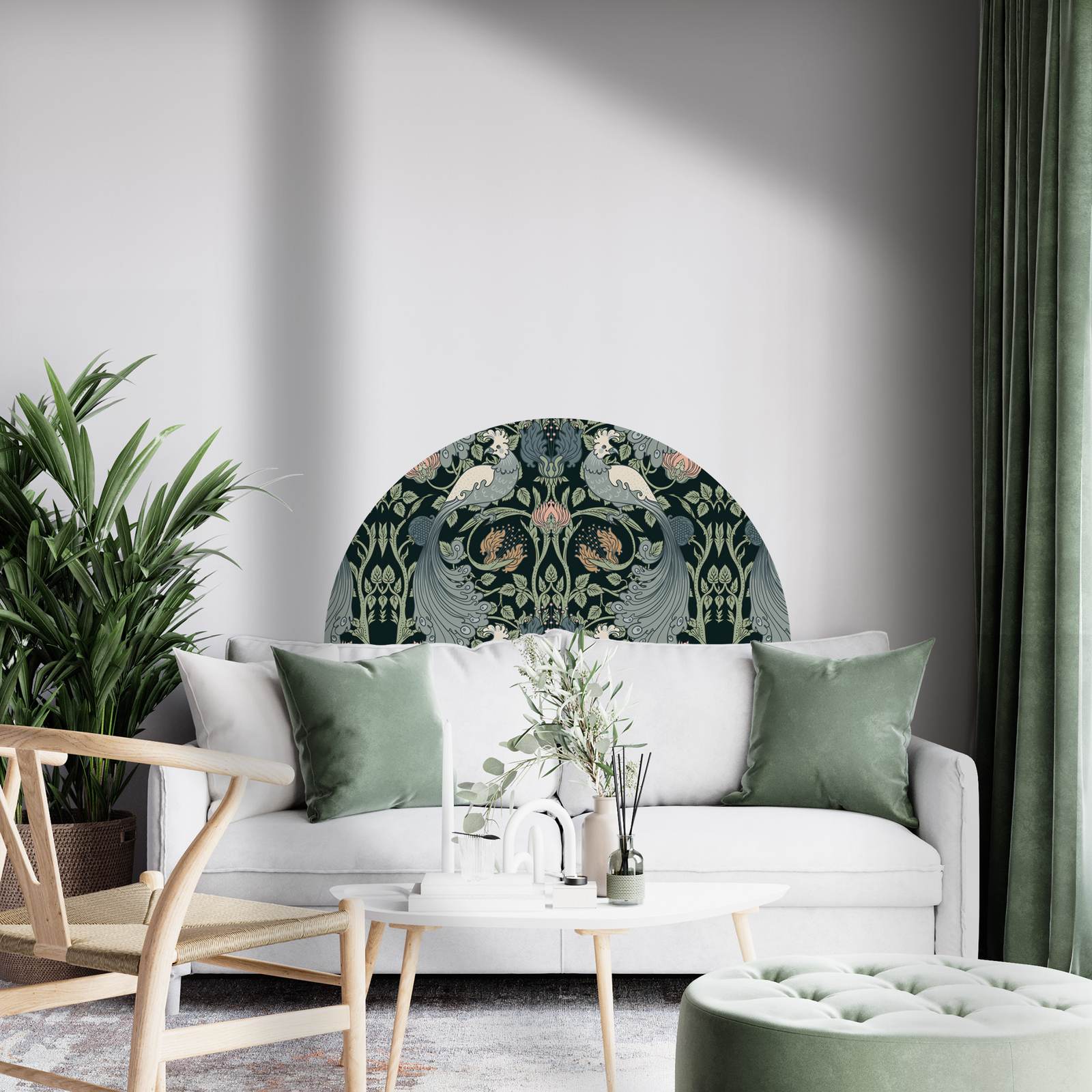 Wall Sticker - Ornamental Birds Design
