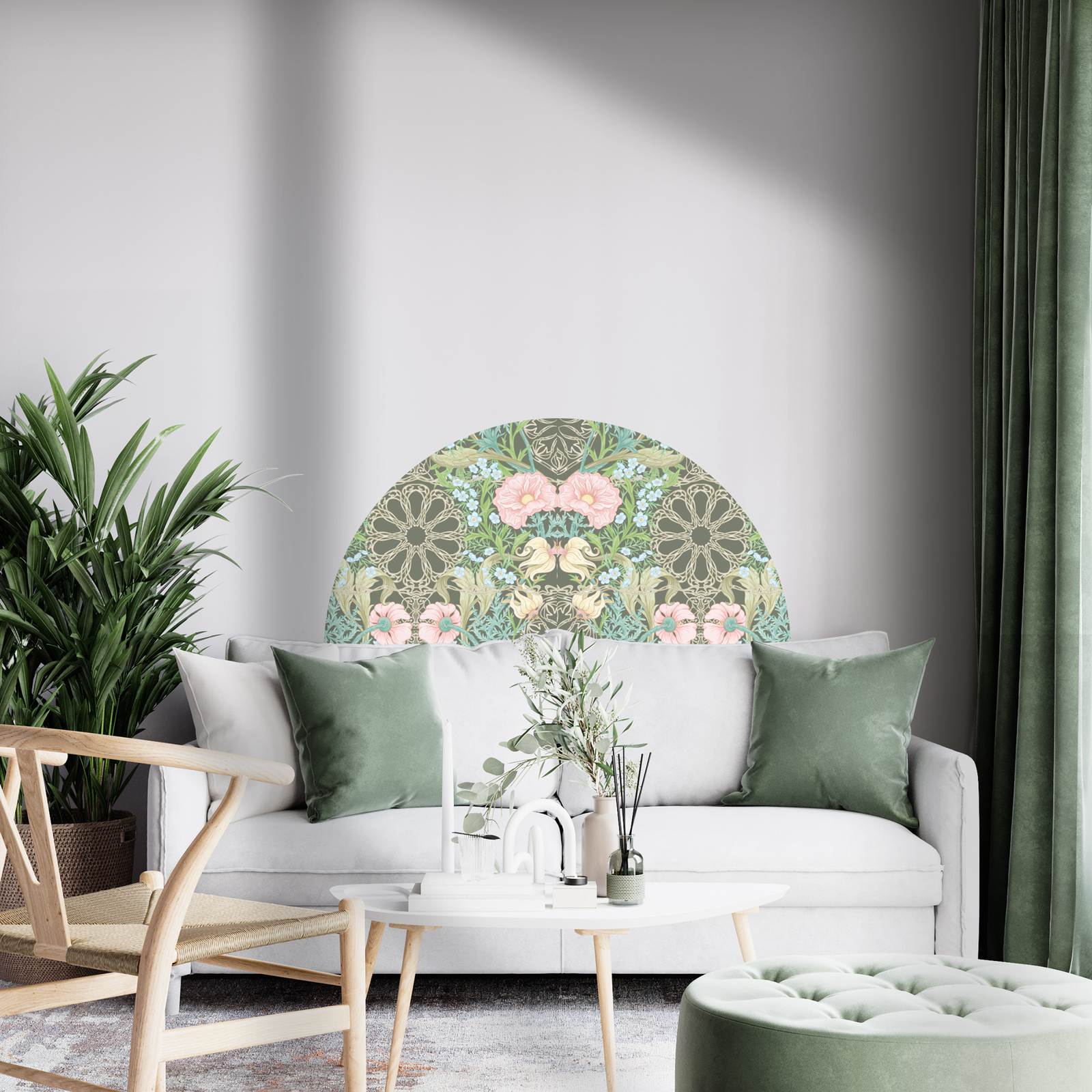 Wall Sticker - Floral Art Nouveau