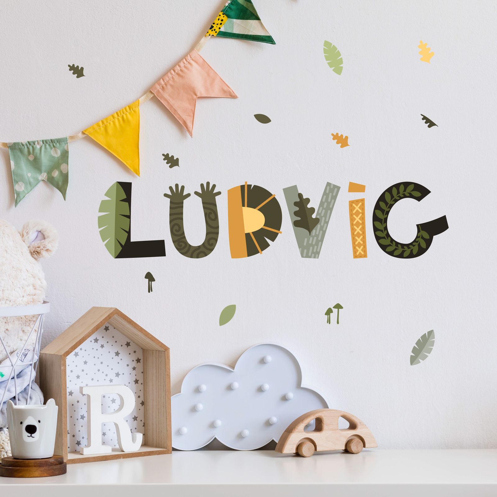 Custom Name Kids Wall Sticker