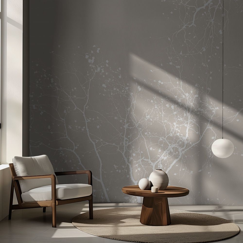 Wall Paper - White Tree Branches