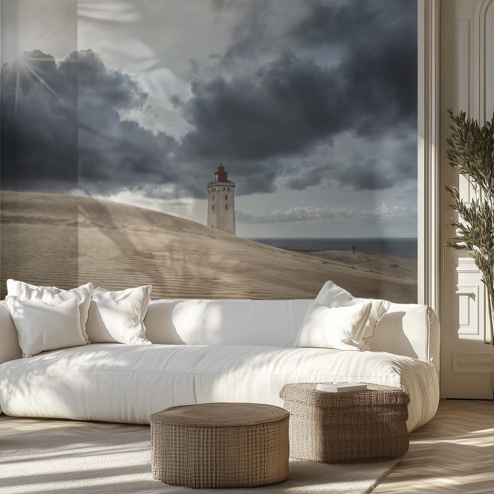 Wall Paper - Coastal Lighthouse Scene