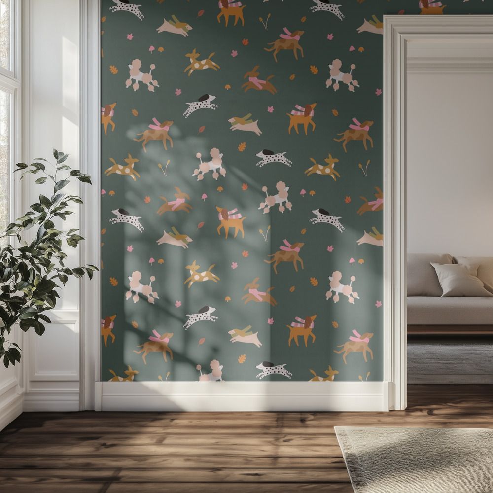 Wall Paper - Playful Animal Patterns