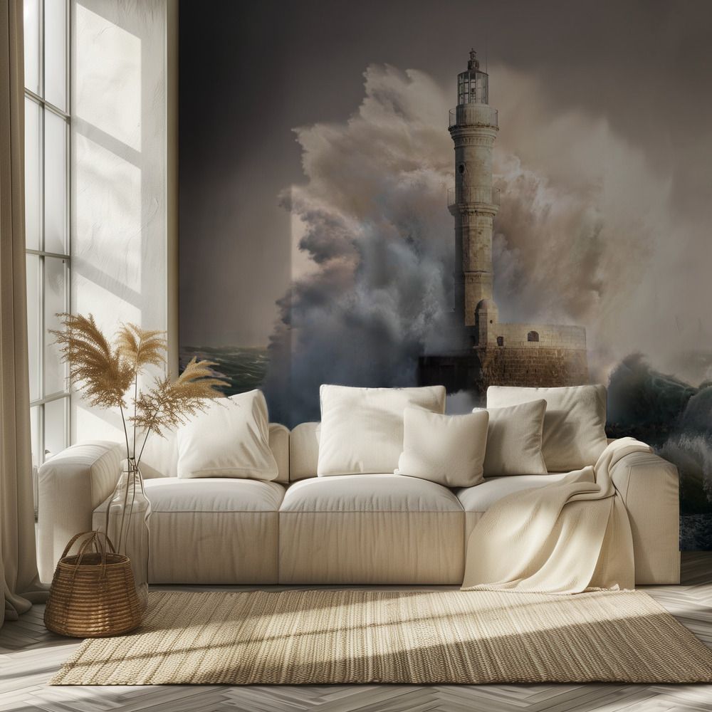 Wall Paper - Majestic Lighthouse Waves