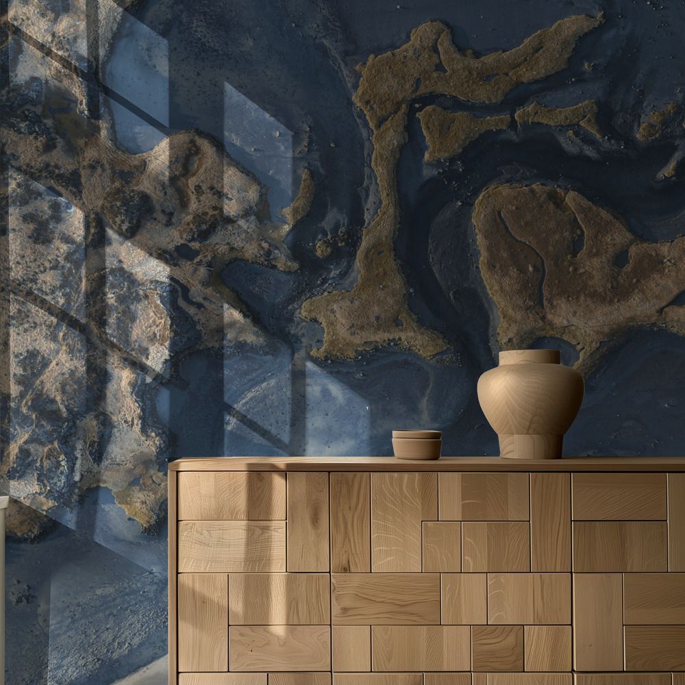 Wall Paper - Earthy Abstract Pattern