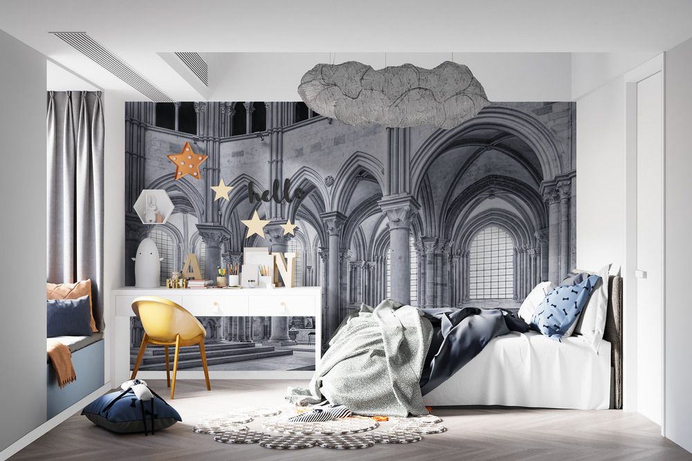 Wall Paper - Gothic Cathedral Design