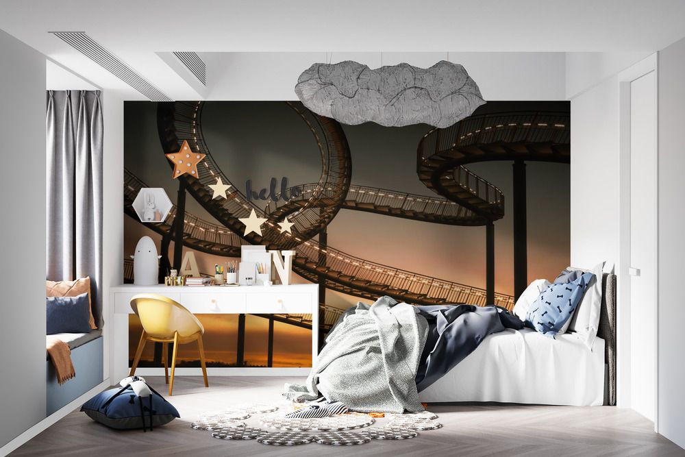 Wall Paper - Sunset Roller Coaster