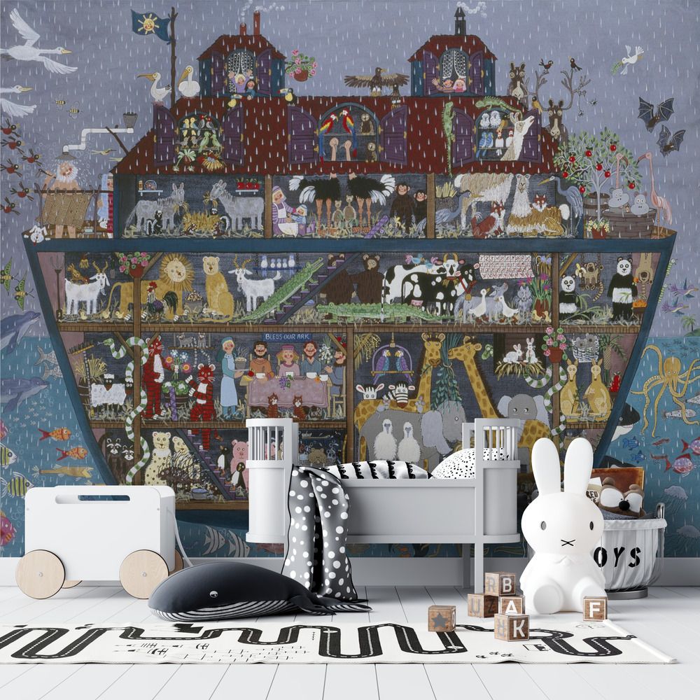 Wall Paper - Noah's Ark Animals