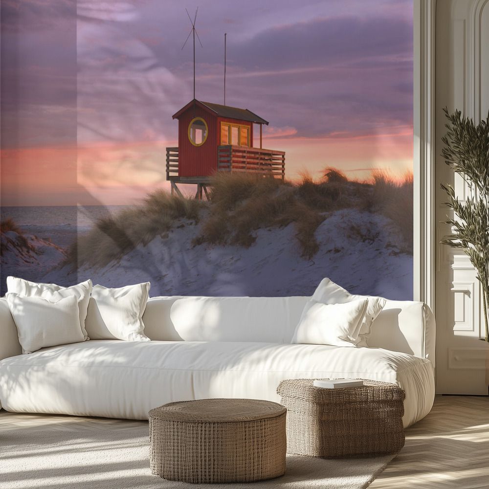 Wall Paper - Coastal Sunset Scene