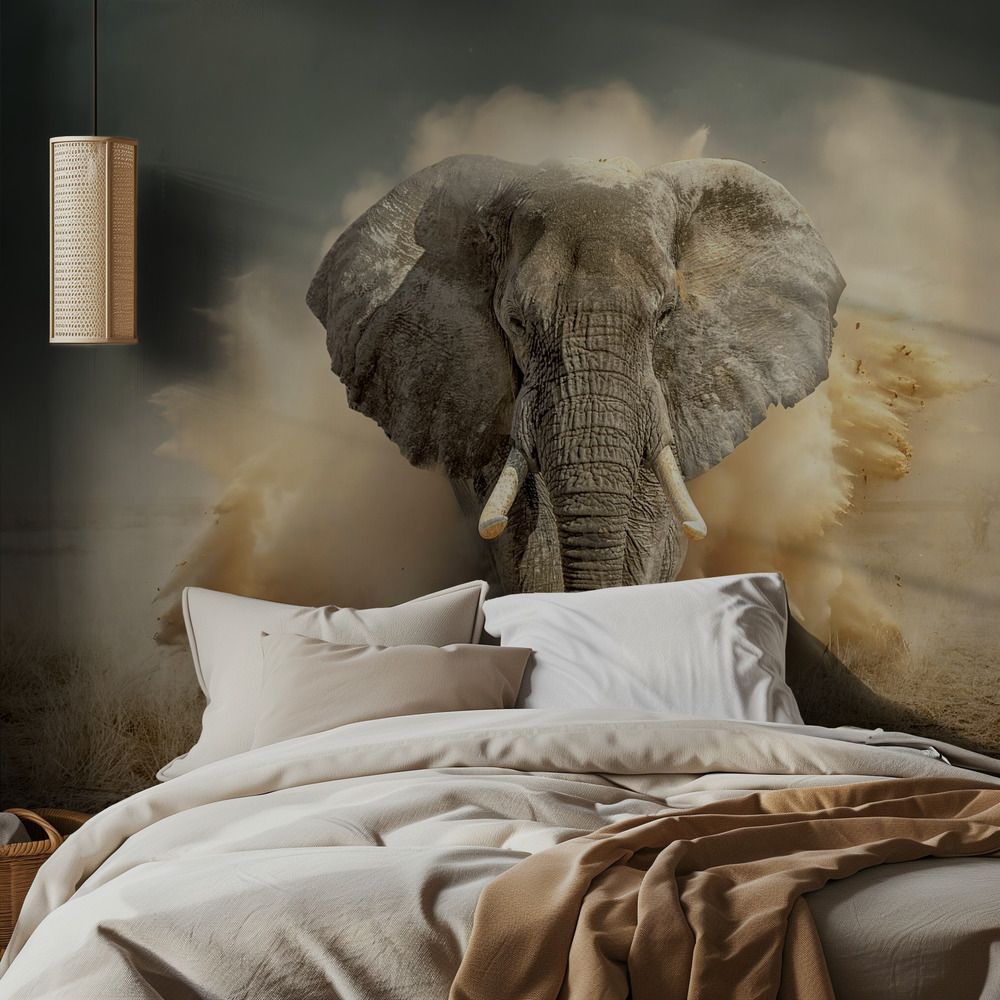 Wall Paper - Majestic Elephant Charge