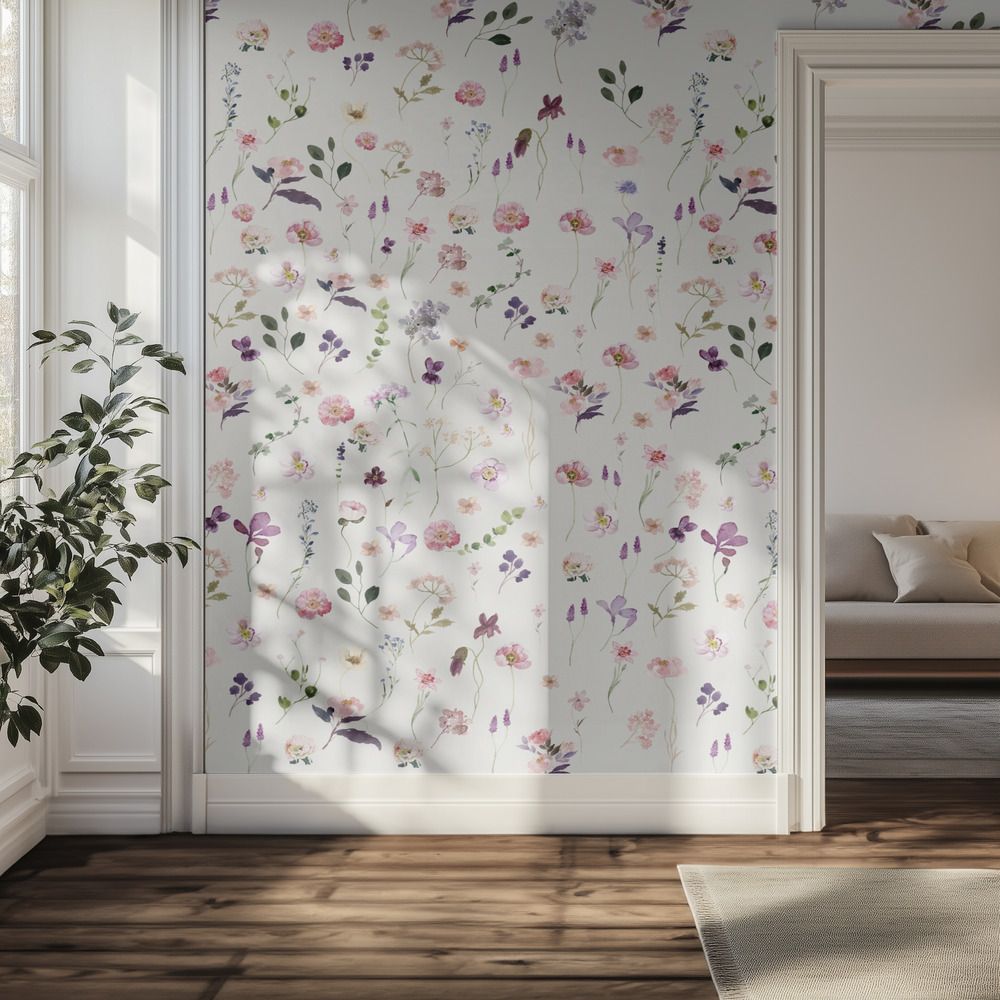 Wall Paper - Floral Pattern