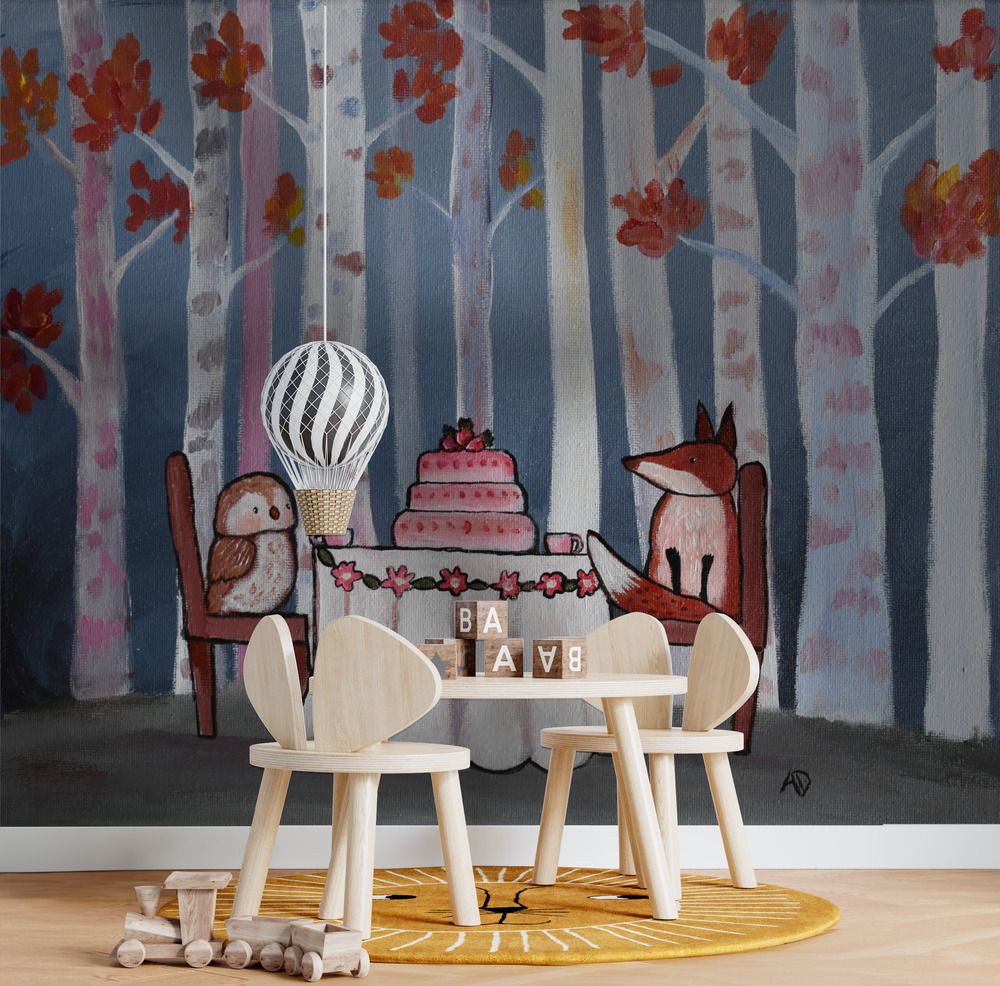 Wall Paper - Animal Forest Party