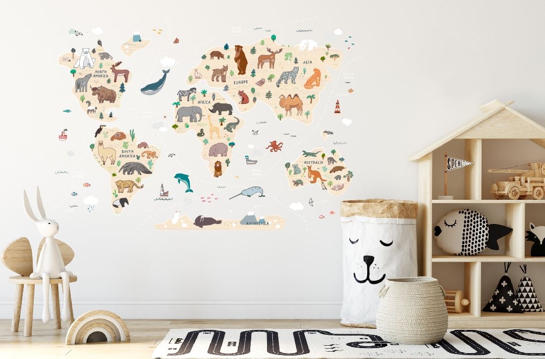 Wallstickers - World Map XL
