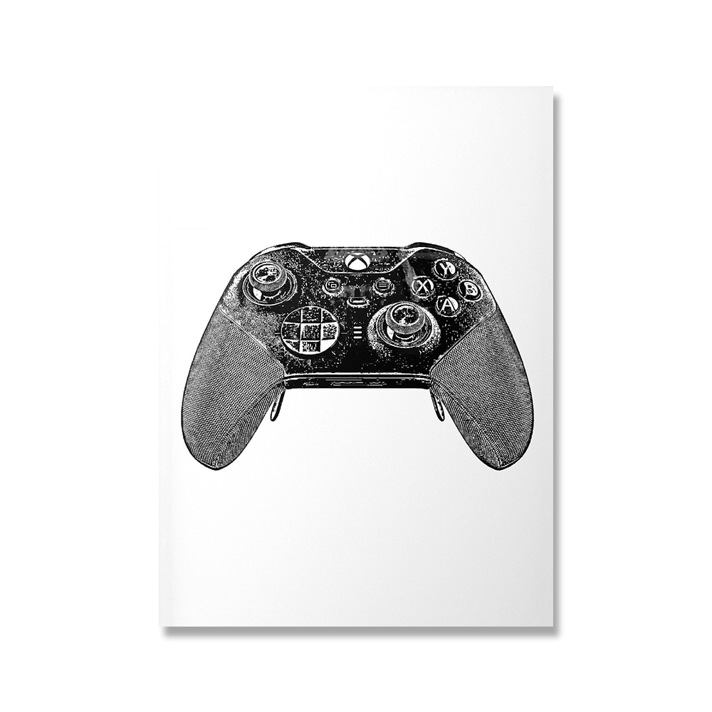 Poster - Joystick / Black and White